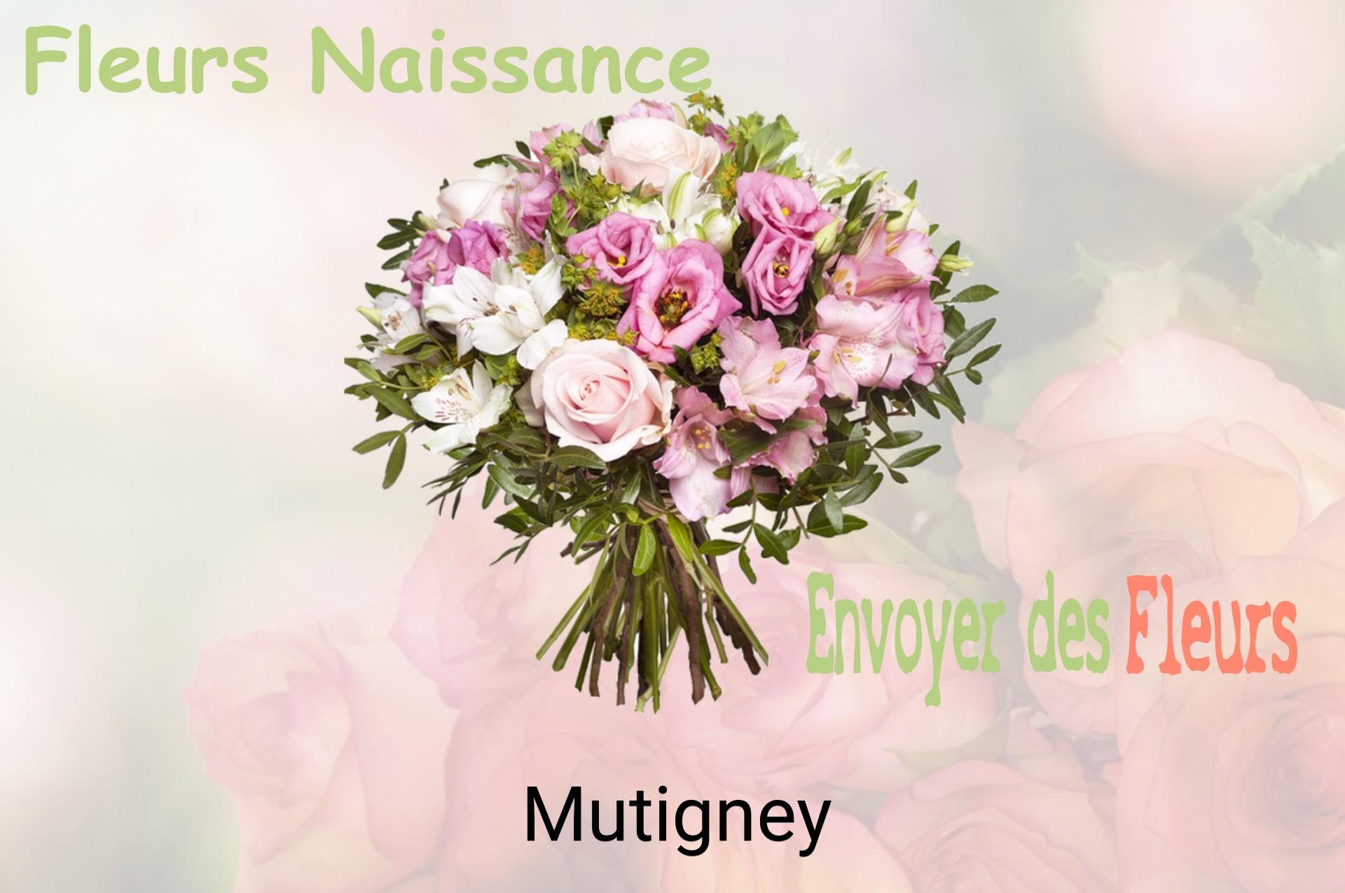 Bouquet de fleurs de naissance livré à Mutigney